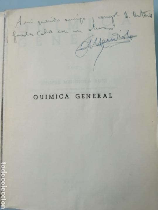 Libros de segunda mano de ciencias: QU&Iacute;MICA GENERAL. MENDIOLA 1964. - Foto 3