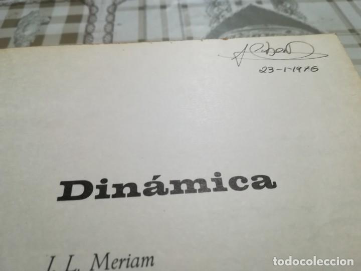 Libros de segunda mano de ciencias: Din&aacute;mica - J.L. Meriam - Foto 7