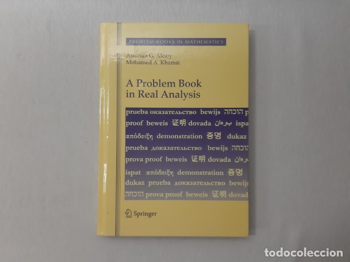 Libri di seconda mano: A problem book in real analysis por Asuman G. Aksoy (2010) - Aksoy, Asuman G.