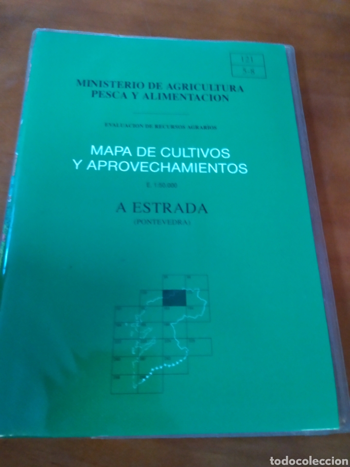 Libros de segunda mano: MAPA DE CULTIVOS Y APROVECHAMIENTOS. A ESTRADA - Foto 1