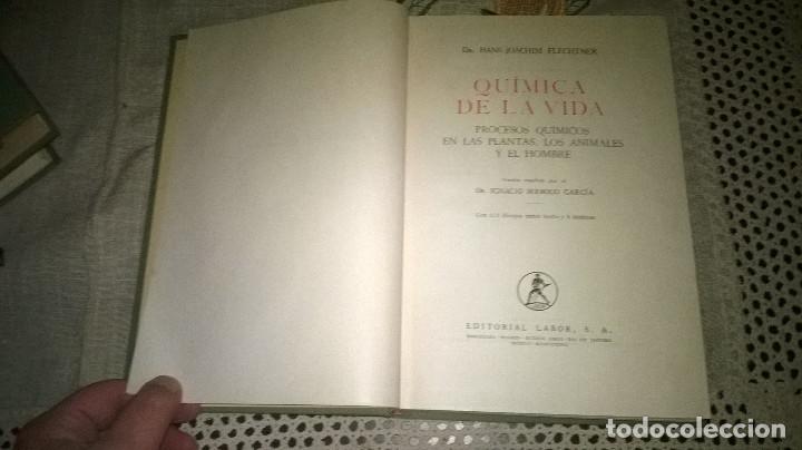 Libros de segunda mano de ciencias: 48-QUIMICA DE LA VIDA- Dr. Hans Joachim Flechtner, - Foto 3