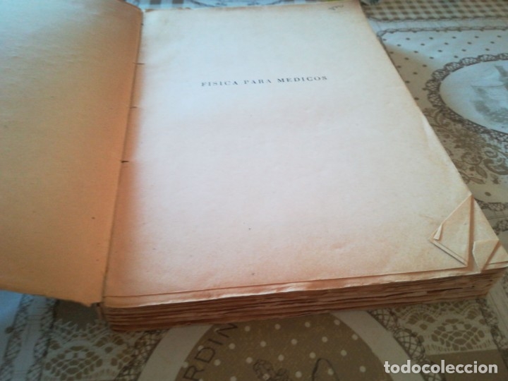 Libros de segunda mano de ciencias: F&iacute;sica para m&eacute;dicos - Julio Palacios - 1948 - Foto 3