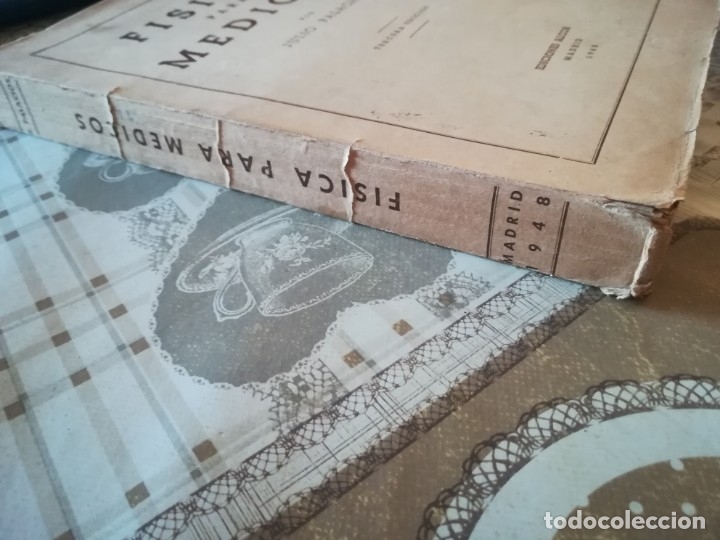 Libros de segunda mano de ciencias: F&iacute;sica para m&eacute;dicos - Julio Palacios - 1948 - Foto 8