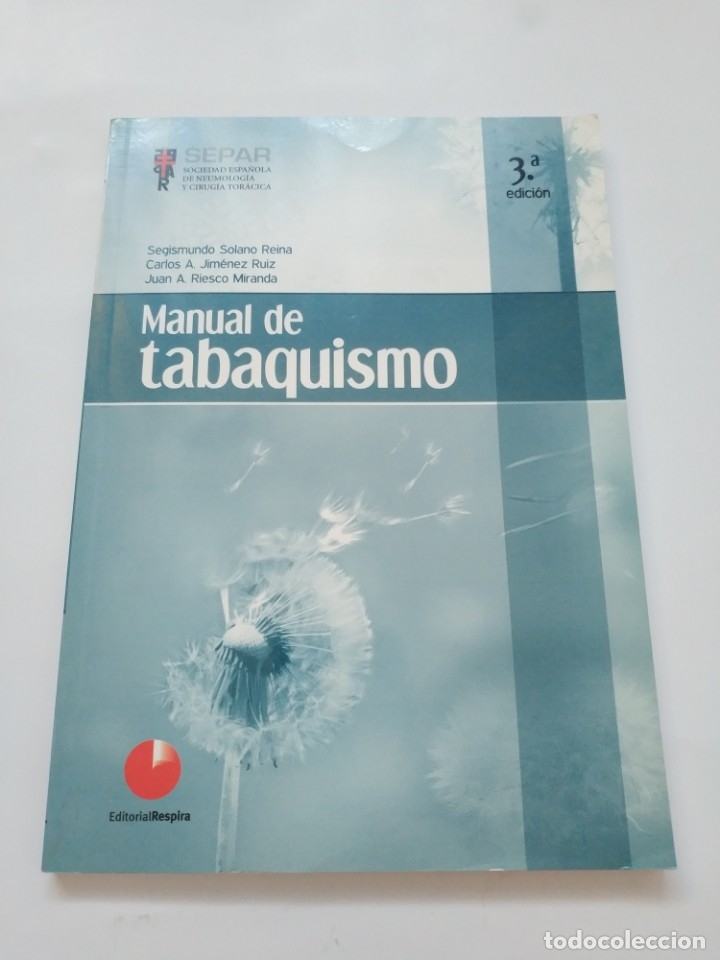 Libros de segunda mano: MANUAL DE TABAQUISMO.- SEPAR - Foto 1