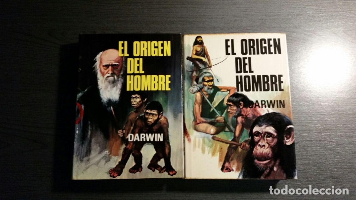 Libros de segunda mano: EL ORIGEN DEL HOMBRE &ndash; 2 TOMOS - DARWIN  DISTRIBUCIONES EDITORIALE - Foto 1