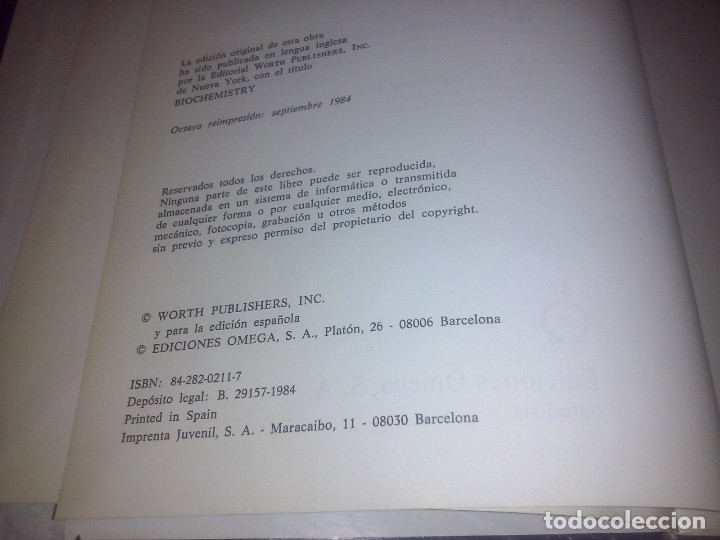 Libros de segunda mano de ciencias: Bioquimica - Lehninger - Foto 6