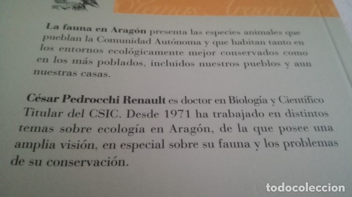 Libros de segunda mano: LA FAUNA EN ARAGON / CAI 100 ARAGON - Foto 2