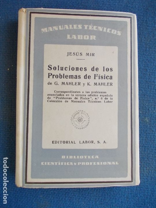 Libros de segunda mano de ciencias: SOLUCIONES A  LOS PROBLEMAS DE FISICA LABOR - Foto 1