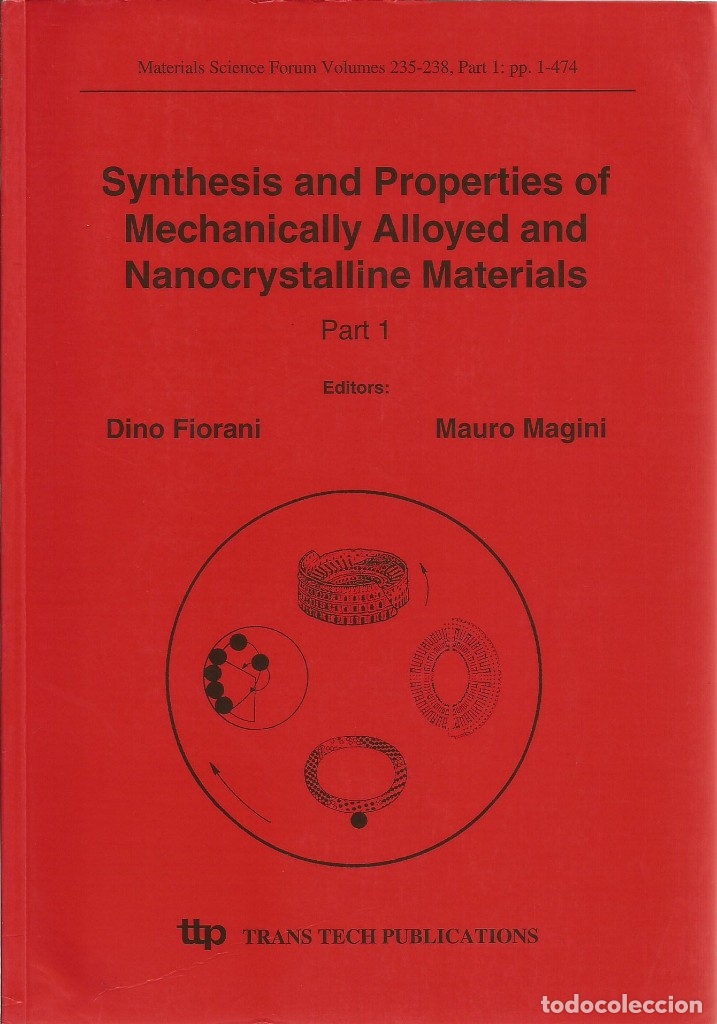 Libri di seconda mano: S&iacute;ntesis y propiedades de materiales nanocristalinos y materiales de aleaci&oacute;n mec&aacute;nica. Parte 1.