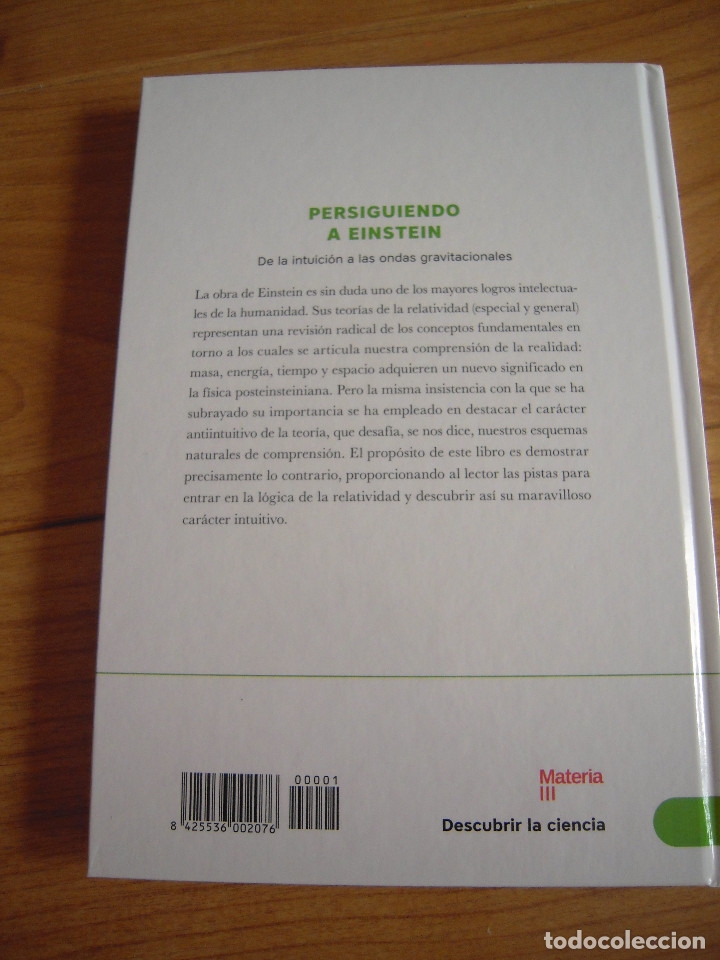 Libros de segunda mano de ciencias: Persiguiendo a Einstein. De la intuici&oacute;n a las ondas gravitacionales - Foto 2
