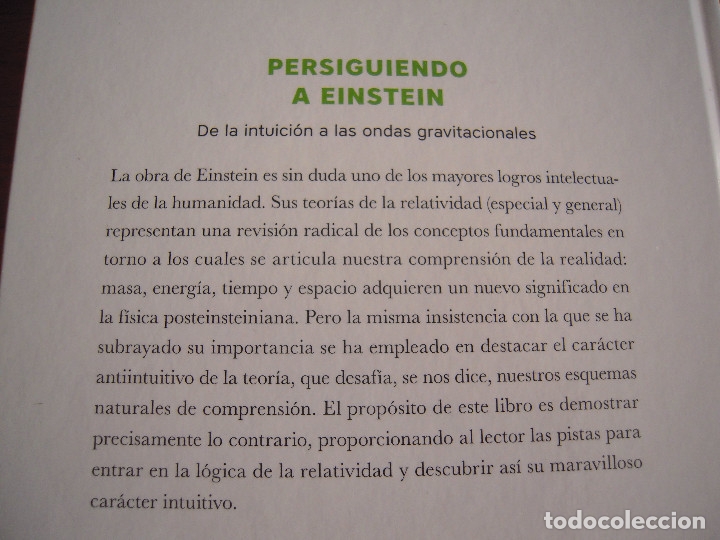 Libros de segunda mano de ciencias: Persiguiendo a Einstein. De la intuici&oacute;n a las ondas gravitacionales - Foto 3