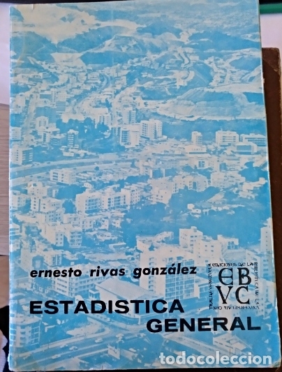 Libros de segunda mano de ciencias: ESTADISTICA GENERAL. - RIVAS GONZALEZ, Ernesto. - Foto 1