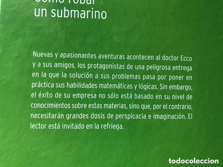 Libros de segunda mano de ciencias: C&oacute;mo robar un submarino. Dennis Shasha. Como nuevo - Foto 3