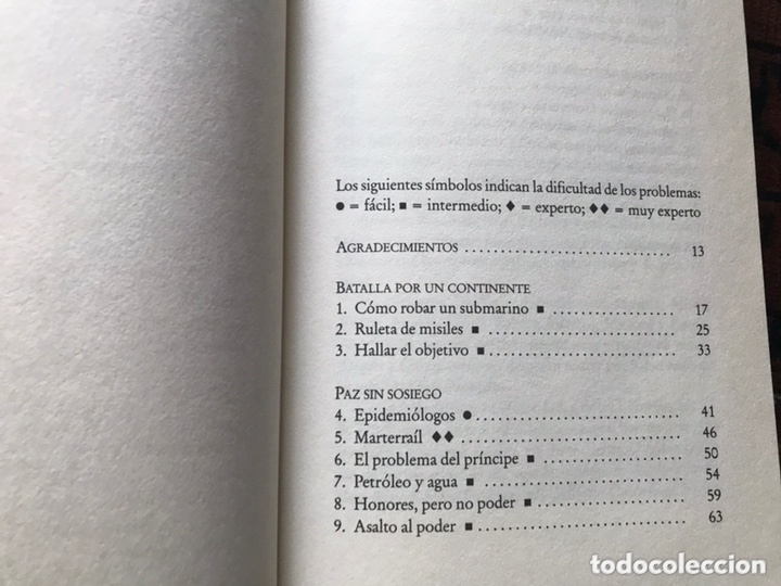 Libros de segunda mano de ciencias: C&oacute;mo robar un submarino. Dennis Shasha. Como nuevo - Foto 4