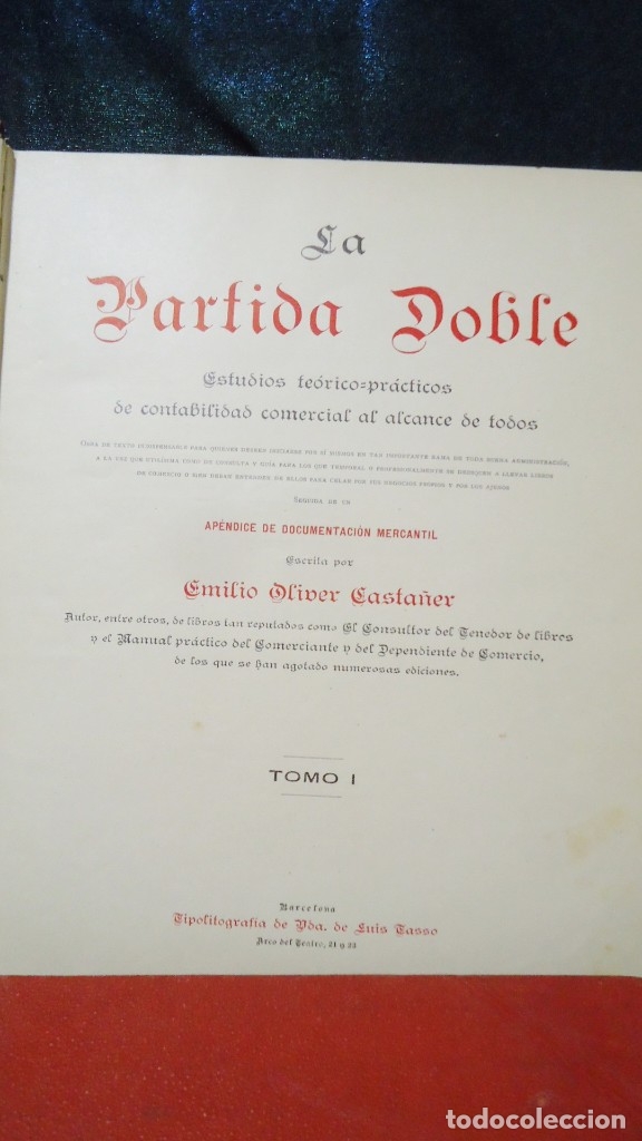 Libros de segunda mano de ciencias: Antiguos tomo I y II de la partida doble - Foto 4