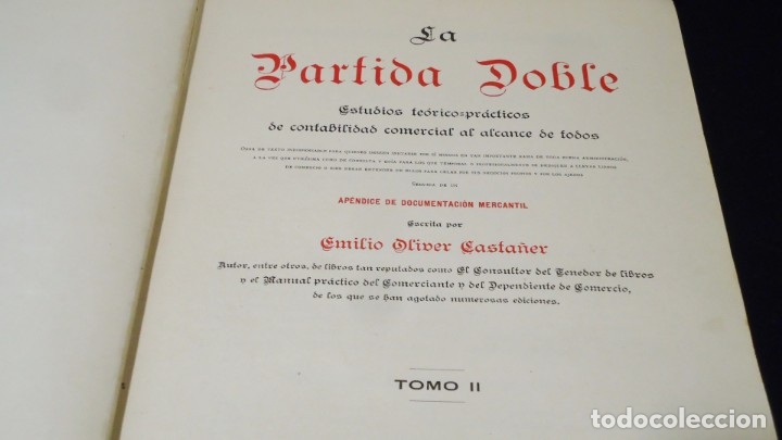 Libros de segunda mano de ciencias: Antiguos tomo I y II de la partida doble - Foto 6
