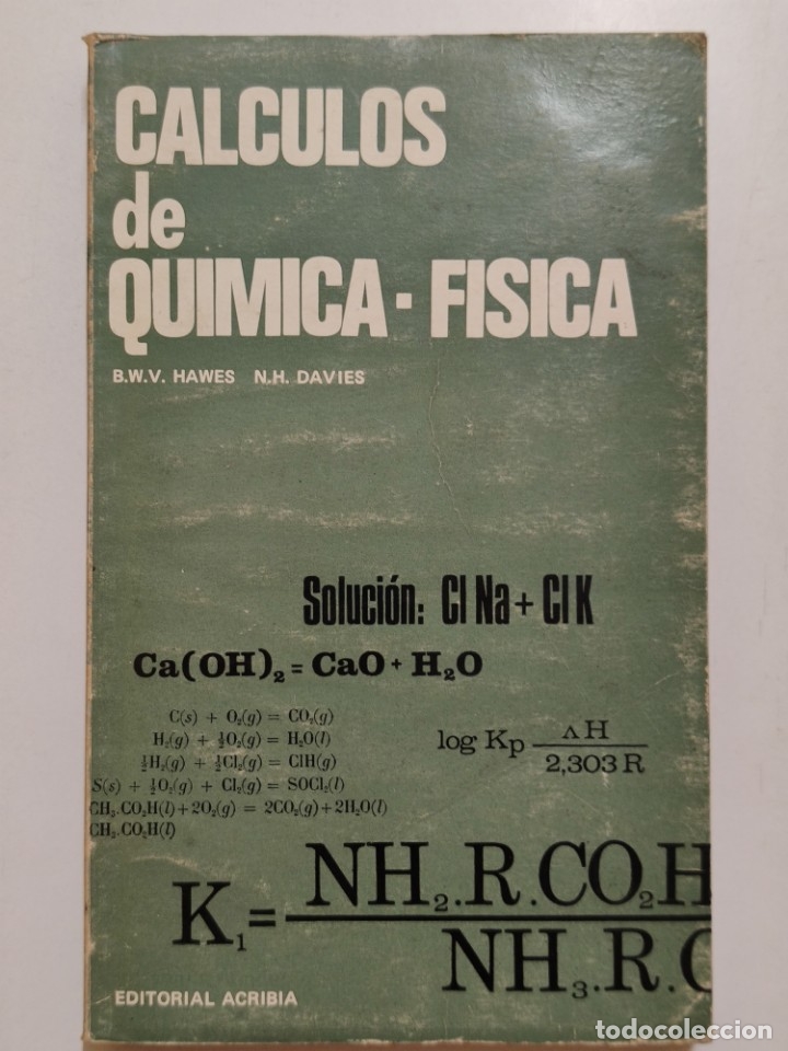 Libros de segunda mano de ciencias: C&Aacute;LCULOS DE QU&Iacute;MICA-F&Iacute;SICA - Foto 1
