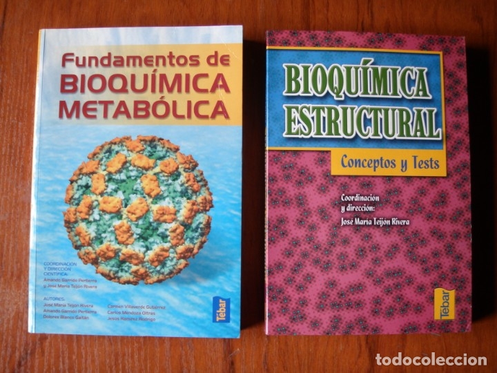 Libros de segunda mano de ciencias: LOTE DE DOS LIBROS DE QU&Iacute;MICA BIOQU&Iacute;MICA TEBAR - Foto 1