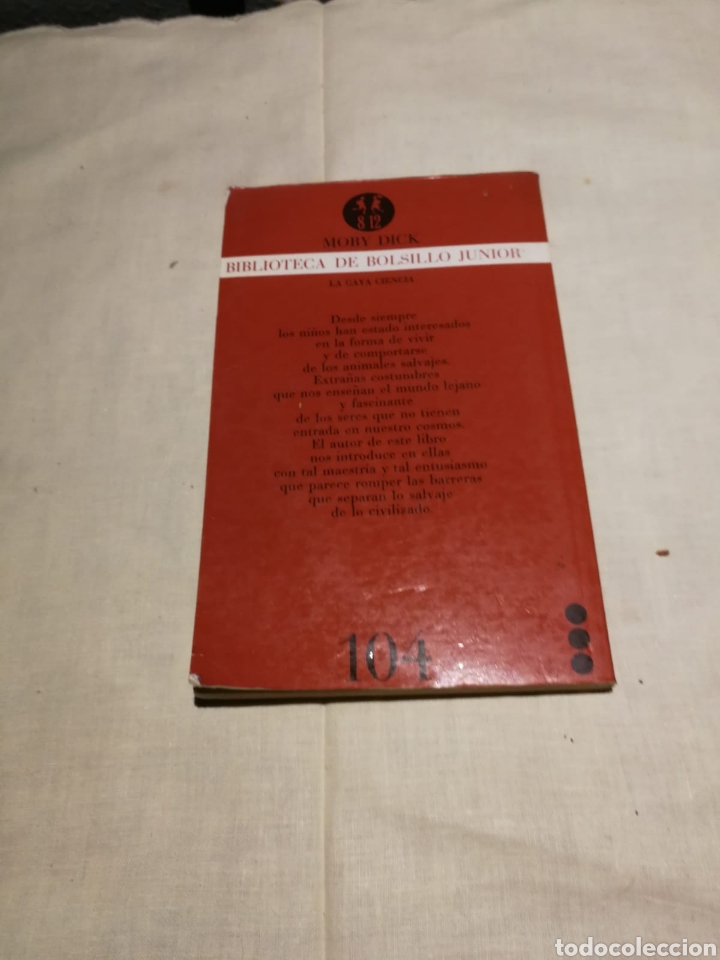 Libros de segunda mano: Libro costumbres de animales salvajes Thompson Seton Moby dick - Foto 2