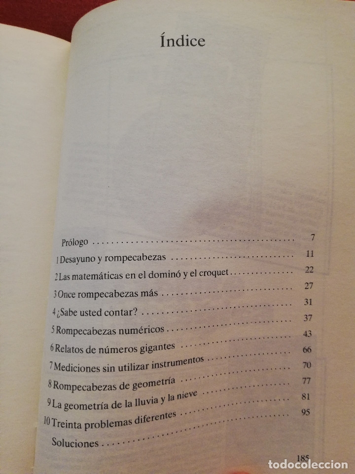 Libros de segunda mano de ciencias: MATEM&Aacute;TICAS RECREATIVAS (Y. PERELMAN) MART&Iacute;NEZ ROCA - Foto 3