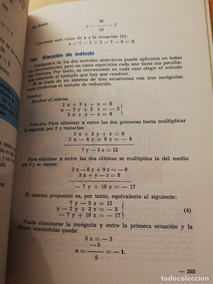 Libros de segunda mano de ciencias: MATEM&Aacute;TICA MODERNA 3&ordm; (C. MARCOS / J. MART&Iacute;NEZ) - Foto 6