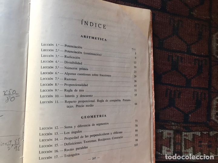 Libros de segunda mano de ciencias: Matem&aacute;ticas. Segundo curso. Edelvives 1955 - Foto 4