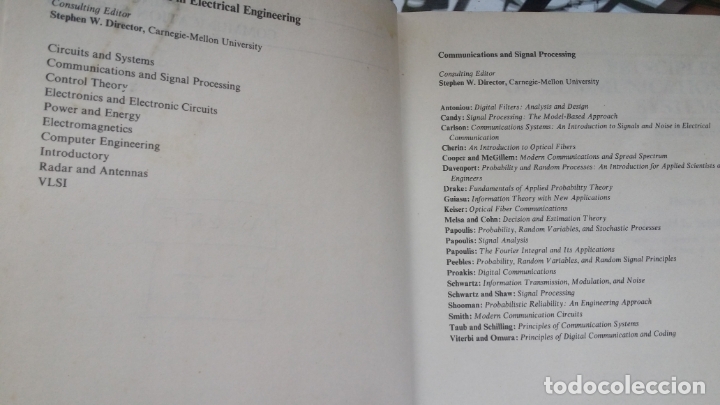 Libros de segunda mano de ciencias: principles of communication systems, 1986 Taub/Schilling - Foto 6