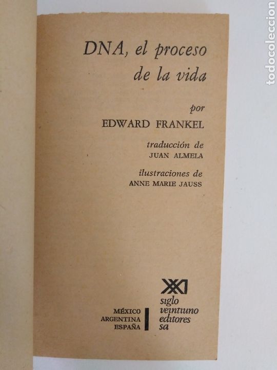 Libros de segunda mano: DNA, el proceso de vida / Edward Frankel - Foto 3