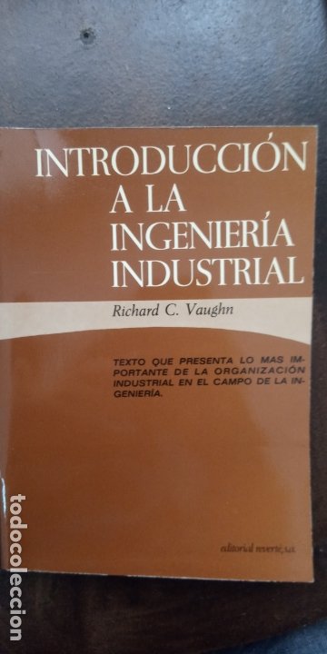 Richard C Vaughn Introduccion A La Ingenieria Comprar Libros