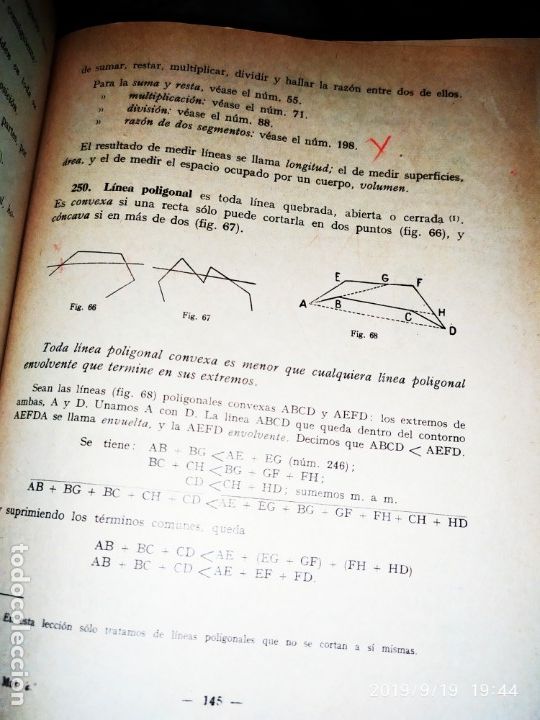 Libros de segunda mano de ciencias: MATEM&Aacute;TICAS SEGUNDO CURSO EDITORIAL LUIS VIVES EUCLIDES 1945 - Foto 9