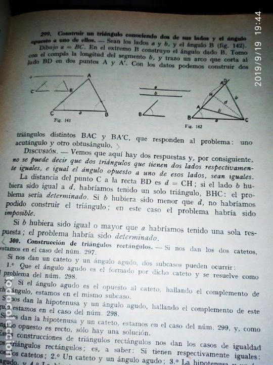 Libros de segunda mano de ciencias: MATEM&Aacute;TICAS SEGUNDO CURSO EDITORIAL LUIS VIVES EUCLIDES 1945 - Foto 10