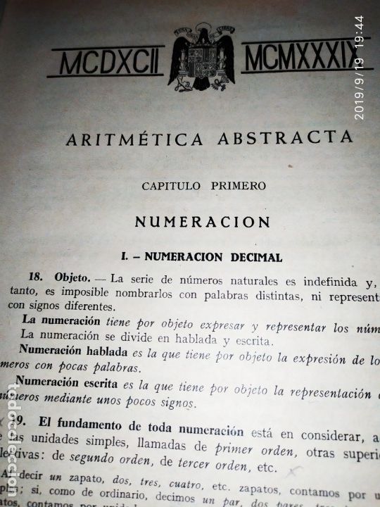 Libros de segunda mano de ciencias: MATEM&Aacute;TICAS SEGUNDO CURSO EDITORIAL LUIS VIVES EUCLIDES 1945 - Foto 13