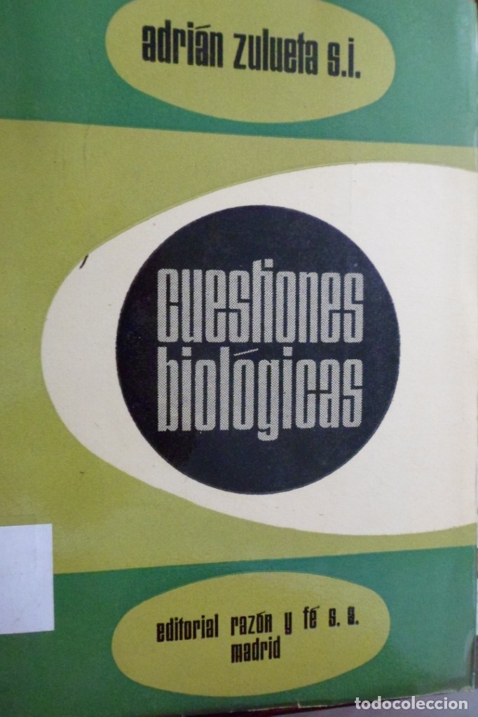 Libros de segunda mano: CUESTIONES BIOL&Oacute;GICAS. ADRI&Aacute;N ZULUETA - Foto 1