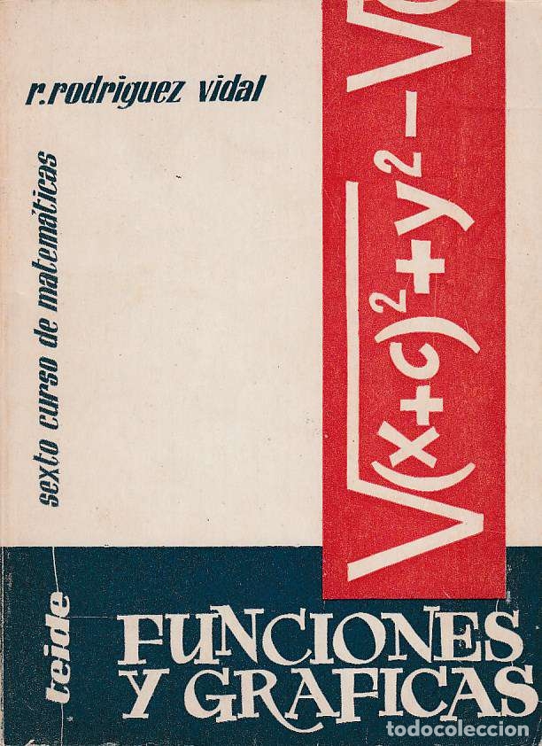 Libros de segunda mano de ciencias: ref.0013561 FUNCIONES Y GRAFICAS sexto curso de matematicas / R. Rodriguez Vidal - Foto 1