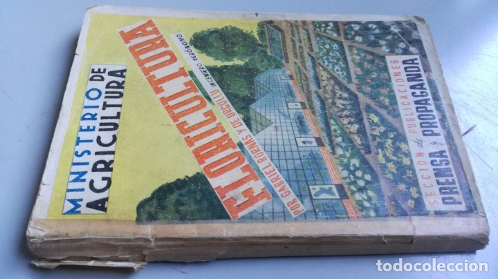 Second hand books: FLORICULTURA - GABRIEL BORNAS Y DE URGULLO - 1942 PRENSA Y PROPAGANDA MINISTERIO AGRICULTURA	 / 	CO3