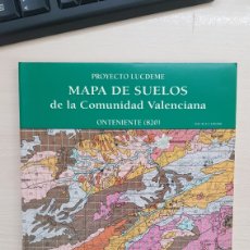 Libros de segunda mano: PROYECTO LUCDEME MAPA DE SUELOS DE LA COMUNIDAD VALENCIANA ONTENIENTE GENERALITAT VALENCIANA. Lote 177655687