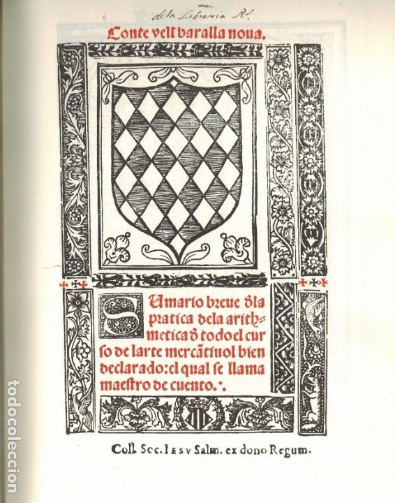 Libros de segunda mano de ciencias: SUMARIO BREVE DE LA PR&Aacute;CTICA DE LA ARITM&Eacute;TICA: An&oacute;nimo - Foto 1