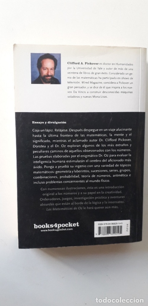 Libros de segunda mano de ciencias: LAS MATEMATICAS DE OZ - CLIFFORD A. PICKOVER - Foto 3