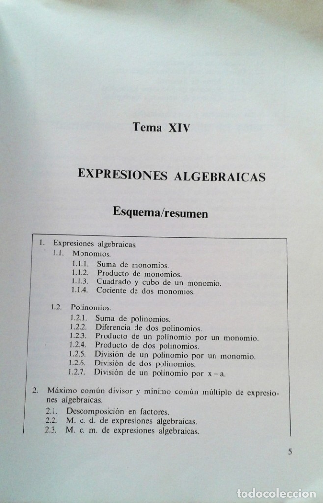Libros de segunda mano de ciencias: MATEM&Aacute;TICAS B&Aacute;SICAS I II U.N.E.D. 1&ordf; EDICI&Oacute;N 1985 - Foto 7