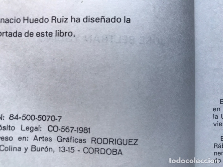 Libros de segunda mano de ciencias: La proyecci&oacute;n de la percepci&oacute;n . Jos&eacute; Beltr&aacute;n - Foto 4