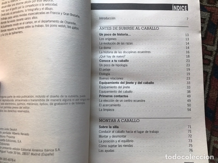 Libros de segunda mano: Equitaci&oacute;n pr&aacute;ctica. Julie Deutsch. Buen estado - Foto 3