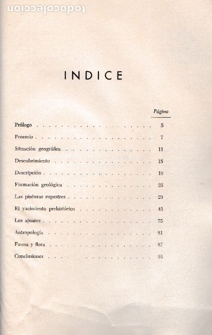 Libros de segunda mano: La cueva de Nerja / Sime&oacute;n Gim&eacute;nez Reyna - 1964 - Foto 4