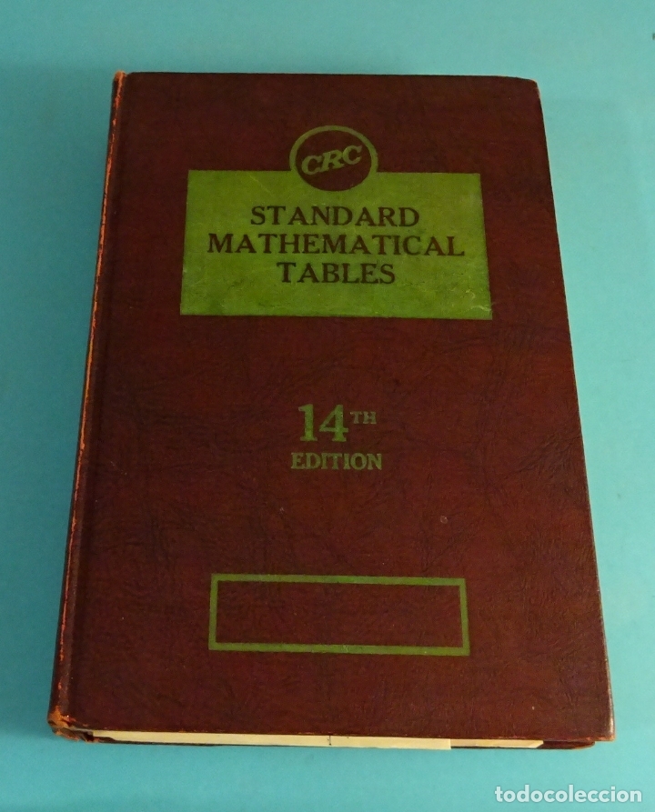 Libros de segunda mano de ciencias: STANDARD MATHEMATICAL TABLES. THE CHEMICAL RUBBER - Foto 1