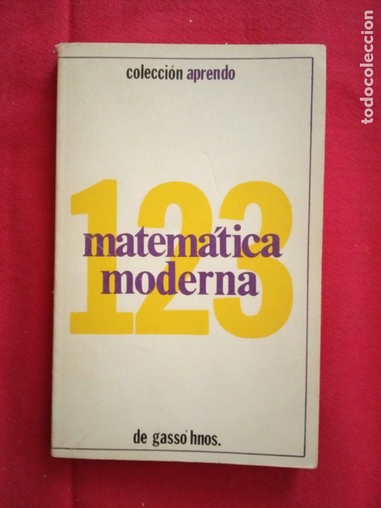 Libros de segunda mano de ciencias: MATEMATICA MODERNA. PABLO TANIGUCHI. COLECCI&Oacute;N APRENDO. - Foto 1