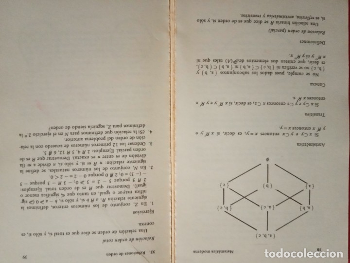Libros de segunda mano de ciencias: MATEMATICA MODERNA. PABLO TANIGUCHI. COLECCI&Oacute;N APRENDO. - Foto 3