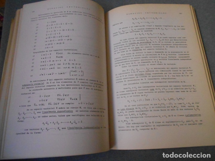 Libros de segunda mano de ciencias: PROBLEMAS DE ALGEBRA LINEAL I - Foto 5