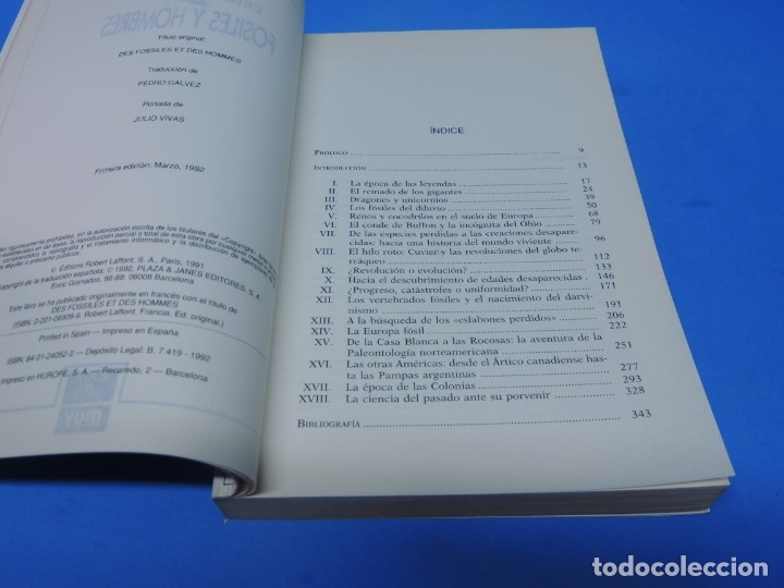 Libros de segunda mano: F&Oacute;SILES Y HOMBRES.- ERIC BUFFEAUT - Foto 3