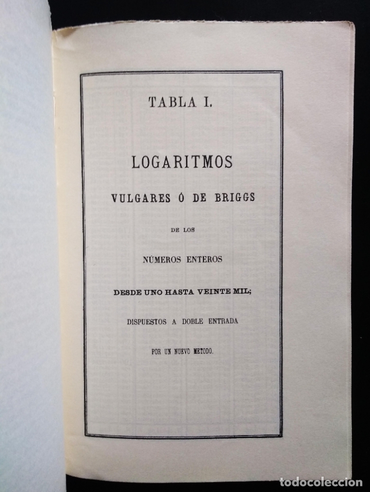 Libros de segunda mano de ciencias: TABLAS DE LOS LOGARITMOS VULGARES | VICENTE V&Aacute;ZQUEZ | HERNANDO 1974 - Foto 5