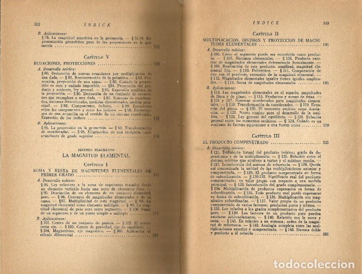 Libros de segunda mano de ciencias: Teor&iacute;a de la extensi&oacute;n. Herman Grassmann. Matem&aacute;ticas superiores. - Foto 2