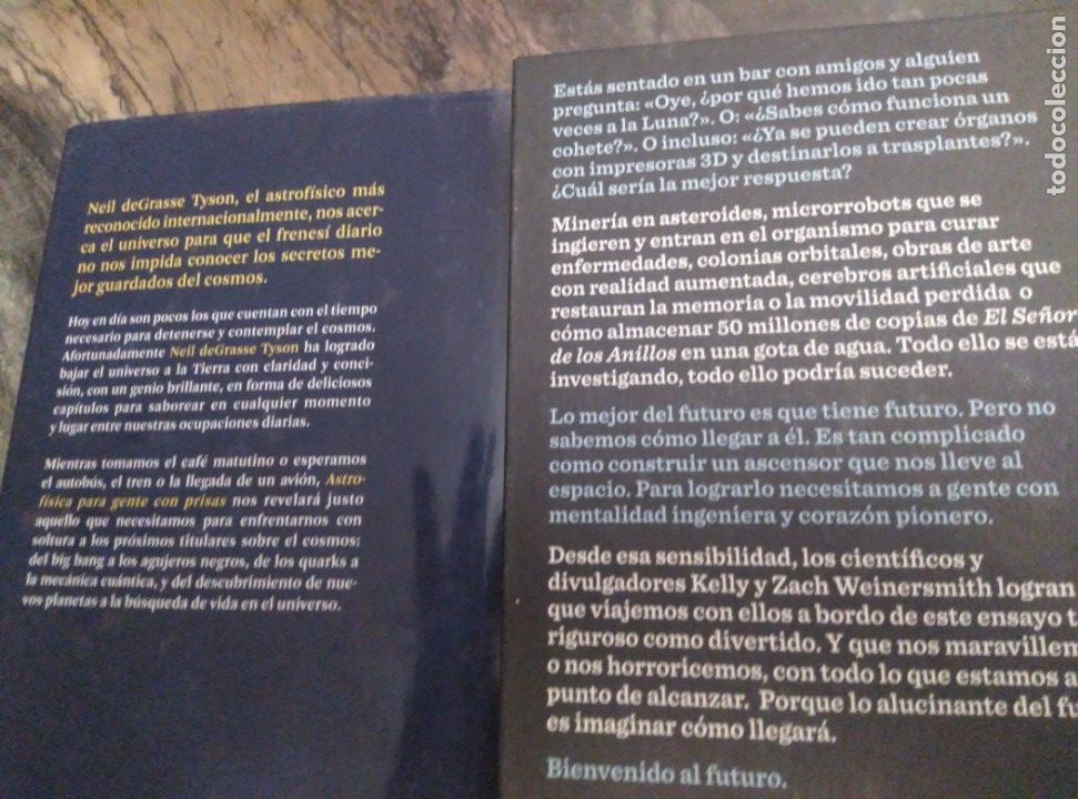 Libros de segunda mano de ciencias: ASTROFISICA PARA GENTE CON PRISAS/UN ASCENSOR AL ESPACIO. EXCELENTE CONSERVACI&Oacute;N. - Foto 4